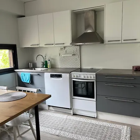 Saunallinen Kolmio Kahdella Autopaikalla Daire